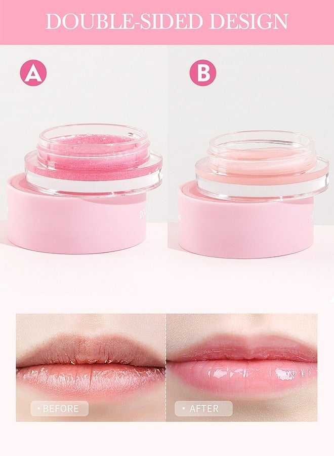 HelloKiss Sugar Scrub & Lip Repair, 2 in 1 Lips Therapy Balm Care and Treatment Moisturizer for Dry Exfoliator Dark Brighten, Bees,Vita,B and C Nature Overnight Renewal Advanced Healing Cracked Ointment - Image 4